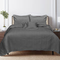 HERRINGBONE DESIGN | Bamboo Quilted Bedcovers - King Size (96x106 inches)