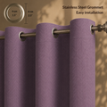 LINENWALAS Herringbone Leaf Embossed 100% True Blackout Curtains | Thermal Insulated | Beige (Set of 2)