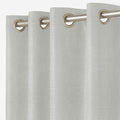 EMBOSSED CLADDING TEXTURE | TRUE BLACKOUT Curtains | Thermal Insulated, Noise Reducing, Light Blocking | Grommet Hanging