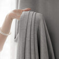 LUMIA | TRUE BLACKOUT Curtains  | Grommet Hanging | Rich Linen Texture | Thermal Insulated & Noise Reducing Panels - Set of 2 Panels