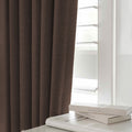 LUMIA | TRUE BLACKOUT Curtains  | Backtape Hanging | Rich Linen Texture | Thermal Insulated & Noise Reducing Panels - Set of 2 Panels