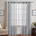 SOLID COLLECTION | Eyelet Sheer Cotton Linen Curtains - Set Of 2 Panels