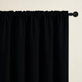 ROD POCKET | PREMIUM TRUE BLACKOUT Curtains | Thermal Insulated, Noise Reducing, Light Blocking | Set of 2 Panels
