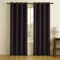 SOLIDS | PREMIUM SAFARI DIMOUT TRUE BLACKOUT Curtains | Thermal Insulated, Noise Reducing, Light Blocking | Grommet Hanging