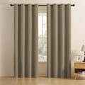 ENZO | TRUE BLACKOUT Curtains | Matte Finish Complete Light Block | Thermal Insulated, Noise Reducing, Light Blocking | Grommet Hanging - Set of 2 Panels
