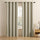 ENZO | TRUE BLACKOUT Curtains | Matte Finish Complete Light Block | Thermal Insulated, Noise Reducing, Light Blocking | Grommet Hanging - Set of 2 Panels