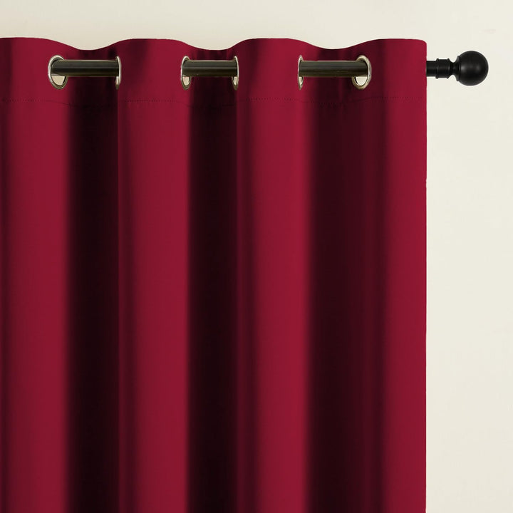 SOLIDS | PREMIUM TRUE BLACKOUT Curtains | Thermal Insulated, Noise Reducing, Light Blocking | Grommet Hanging