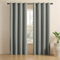 SOLIDS | PREMIUM SAFARI DIMOUT TRUE BLACKOUT Curtains | Thermal Insulated, Noise Reducing, Light Blocking | Grommet Hanging