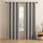 ENZO | TRUE BLACKOUT Curtains | Matte Finish Complete Light Block | Thermal Insulated, Noise Reducing, Light Blocking | Grommet Hanging - Set of 2 Panels