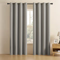 ENZO | TRUE BLACKOUT Curtains | Matte Finish Complete Light Block | Thermal Insulated, Noise Reducing, Light Blocking | Grommet Hanging - Set of 2 Panels