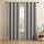 ENZO | TRUE BLACKOUT Curtains | Matte Finish Complete Light Block | Thermal Insulated, Noise Reducing, Light Blocking | Grommet Hanging - Set of 2 Panels