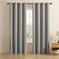 ENZO | TRUE BLACKOUT Curtains | Matte Finish Complete Light Block | Thermal Insulated, Noise Reducing, Light Blocking | Grommet Hanging - Set of 2 Panels