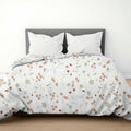 GARDEN DREAM | Cotton Printed Duvet Cover with Zipper Closure & Corner Ties – Soft, Lightweight Comforter, Rajai & Quilt Cover, Blanket cover