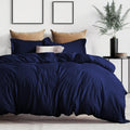 600 TC | EGYPTIAN COTTON Duvet Cover with Zipper Closure & Corner Ties