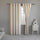 Solid Cotton Linen Curtains – Set of 2, Semi-Sheer Back Tab Panels (Natural Linen)