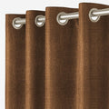 EMBOSSED CLADDING TEXTURE | TRUE BLACKOUT Curtains | Thermal Insulated, Noise Reducing, Light Blocking | Grommet Hanging