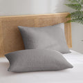 BAMBOO Waffle Pillowcovers –  Breathable, Skin Friendly Luxury Sweat Free Cooling