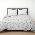GARDEN DREAM | Cotton Printed Duvet Cover with Zipper Closure & Corner Ties – Soft, Lightweight Comforter, Rajai & Quilt Cover, Blanket cover