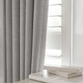 LUMIA | TRUE BLACKOUT Curtains  | Backtape Hanging | Rich Linen Texture | Thermal Insulated & Noise Reducing Panels - Set of 2 Panels