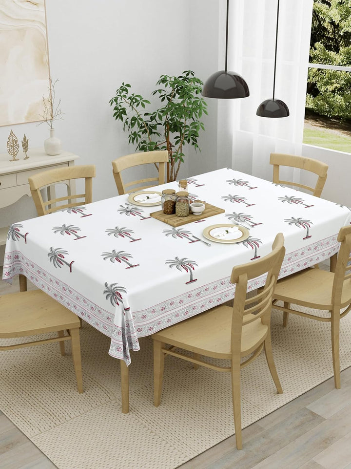 HANDBLOCK Printed Cotton Tablecloth