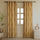 COLOURFUL GARDEN | Handblock Semi-Sheer Cotton Linen Curtains - Set Of 2 Panels