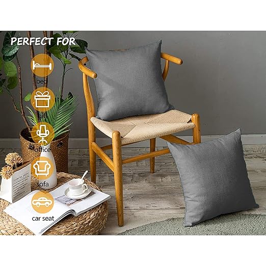 Cotton Slub Linen Cushion Cover