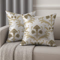 Printed Cushion Covers for Sofa & Bed | Soft, Durable & Fade-Resistant Fabric | Decorative Throw Pillow Covers for Living Room & Bedroom - V