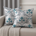 Printed Cushion Covers for Sofa & Bed | Soft, Durable & Fade-Resistant Fabric | Decorative Throw Pillow Covers for Living Room & Bedroom - V