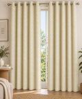 HERRINGBONE EMBOSSED | TRUE BLACKOUT Curtains | Thermal Insulated, Noise Reducing, Light Blocking | Grommet Hanging