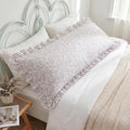 Luxury Body Pillow Cover with Ruffle Border | 20x54 Cotton Pillowcase for Cozy Modern Bedrooms