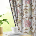 BOTANICAL | Luxury Printed Blackout Curtains for Windows & Doors | Premium Noise Reducing & Thermal Insulated Curtains for Bedroom & Living Room Décor (Pack of 2)