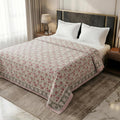 Jaipuri Premium Mulmul Dohar | Hand Block Printed AC Blanket | Reversible Cotton Quilted Dohar