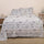 Printed Cotton Percale Bedsheet with Pillow Covers | 300 TC Soft | Breathable & Floral Printed Bedsheet