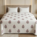 Organic Mulmul Cotton Quilt – Hand Block Printed, All-Season Reversible Quilt