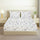 Printed Cotton Percale Fitted/Elasticated Bedsheet | Floral All-Around Elastic Deep Pocket Bedsheet with Matching Pillow Cover | 300 TC | Soft, Breathable, Luxury Bedsheet