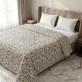 Jaipuri Premium Mulmul Dohar | Hand Block Printed AC Blanket | Reversible Cotton Quilted Dohar