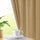 LINENWALAS 100% Blackout Curtains for Window (5 Feet) - Set of 2 Panels, Herringbone Linen Texture Complete Light Block, Thermal Insulated & Noise Reducing Room Darkening Drapes (Beige)