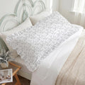 Luxury Body Pillow Cover with Ruffle Border | 20x54 Cotton Pillowcase for Cozy Modern Bedrooms