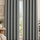 Embossed Herringbone Leaf 100% True Blackout Curtains Set of 2 Panels |Thermal Insulated | Light Blocking | Grommet Hanging