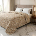 Jaipuri Premium Mulmul Dohar | Hand Block Printed AC Blanket | Reversible Cotton Quilted Dohar