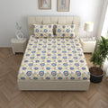 ELEGANT PATTERNS | Cotton Fitted/Elasticated Bedsheet