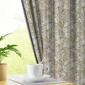 FADED FLORA | Luxury Printed Blackout Curtains for Windows & Doors | Premium Room Darkening & Thermal Insulated Curtains for Bedroom & Living Room Décor (Pack of 2)