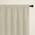 ROD POCKET | SAFARI DIMEOUT TRUE BLACKOUT Curtains | Thermal Insulated, Noise Reducing, Light Blocking | Set of 2 Panels