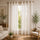 Aesthetic Sheer Curtains | Poly Linen Shrink & Fade Proof Drapes | Home Decor