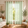 Aesthetic Sheer Curtains | Poly Linen Shrink & Fade Proof Drapes | Home Decor