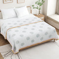 Handblock Printed Cotton Malmal Dohar | 250 GSM Cotton Filled Ultra-Soft Lightweight AC Quilt | Reversible Summer Blanket/All Season Dohar