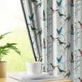 CHARMING BIRD | Luxury Printed Blackout Curtains for Windows & Doors | Premium Room Darkening & Thermal Insulated Curtains for Bedroom & Living Room Décor (Pack of 2)