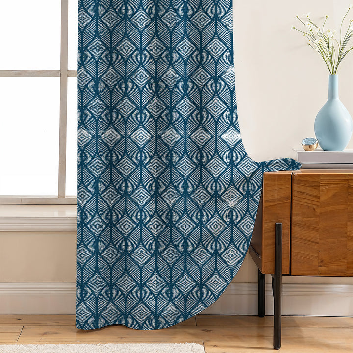 OGEE | Luxury Printed Blackout Curtains for Windows & Doors | Premium Noise Reducing & Thermal Insulated Curtains for Bedroom & Living Room Décor (Pack of 2)