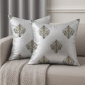 Printed Cushion Covers for Sofa & Bed | Soft, Durable & Fade-Resistant Fabric | Decorative Throw Pillow Covers for Living Room & Bedroom - V