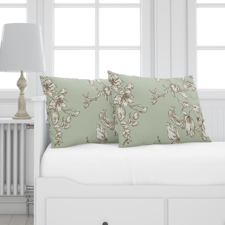 COTTON TWILL |  Pillowcovers | Set of 2 |  Soft, Breathable & Durable Printed Pillowcases